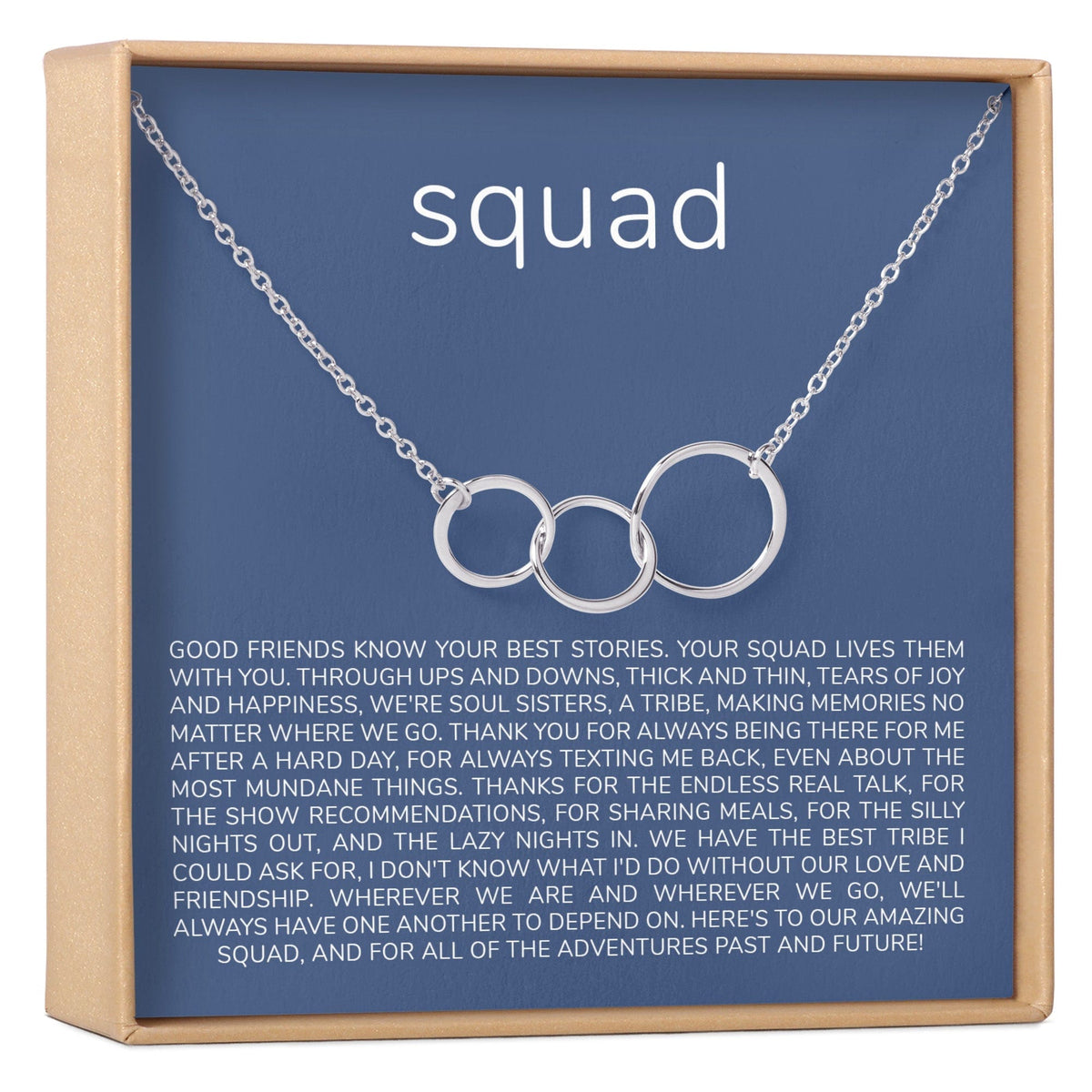 Squad Necklace, Multiple Styles
