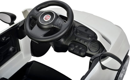 Fiat 500 Push Car with LED Lights and Music for Toddler Play