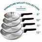 Signature Skillet Collection - Set of 4 Skillets - 8", 10", 11" and 13"