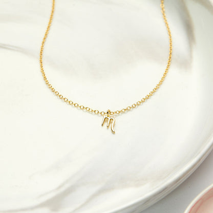 Starry Night Scorpio Zodiac Necklace