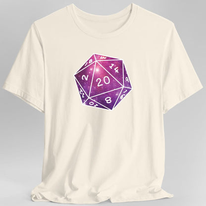 Stars Nebula D20 Dice Shirt