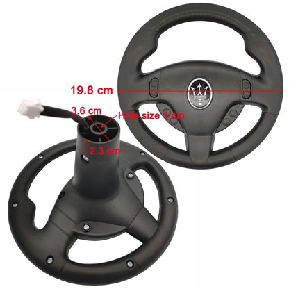 Electric Car Steering Wheel for Kids HC-8188 Karting Toy Accessory