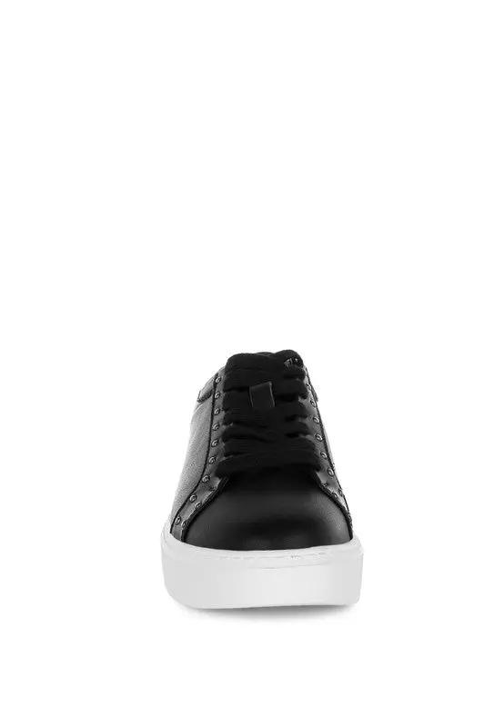 Shoes Rag Company Strider Studs Embellished Chunky Sneakers for Stylish Comfort