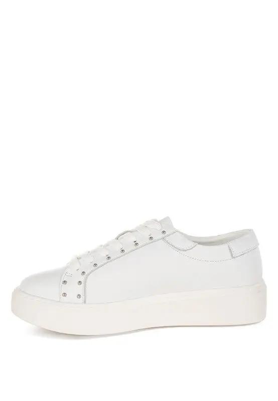 Shoes Rag Company Strider Studs Embellished Chunky Sneakers for Stylish Comfort