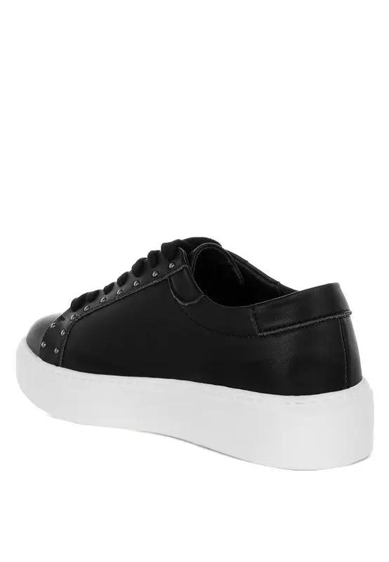 Shoes Rag Company Strider Studs Embellished Chunky Sneakers for Stylish Comfort