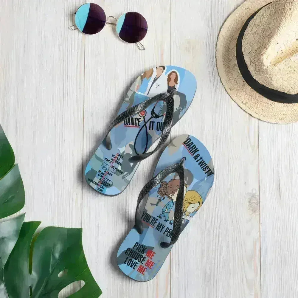 Greys Flip-Flops You're my person