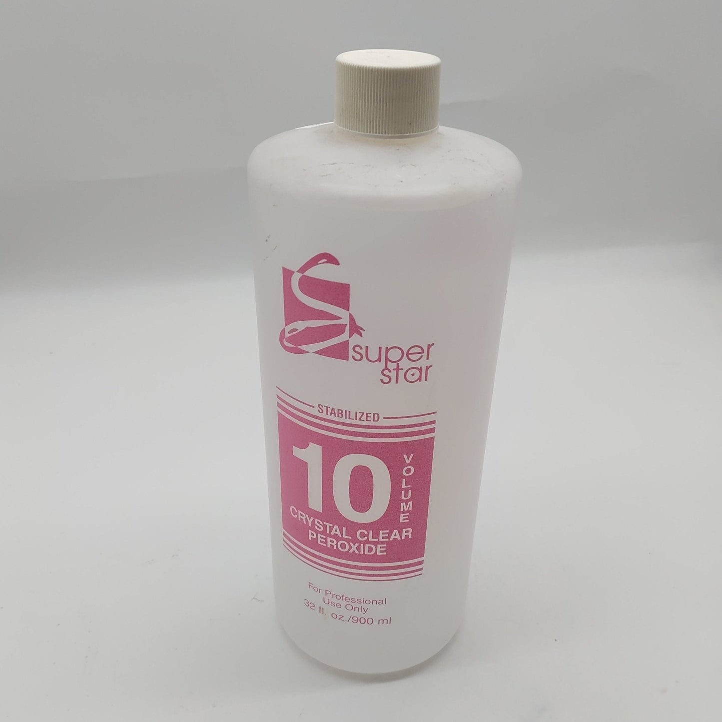 Super Star Crystal Clear Stabilized 10 Volume Peroxide 32 fl oz 900 ml