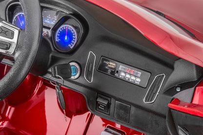 Licensed Ford Focus RS Kids Ride-On Car in Race Red