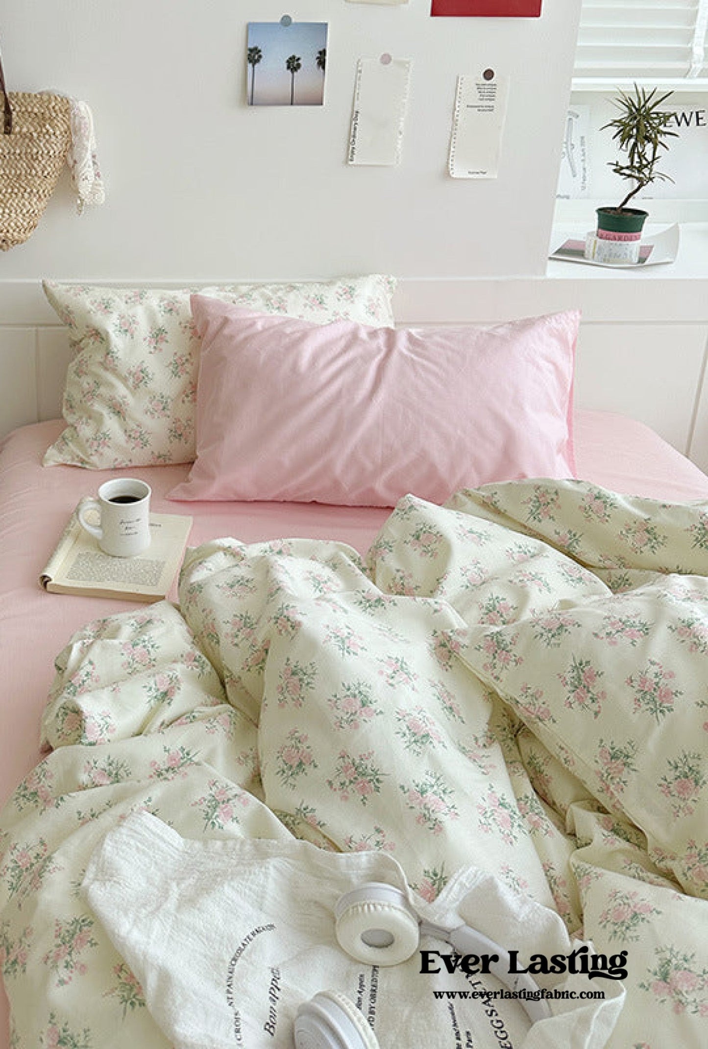 Sweet Floral Bedding Set / Floral Blue