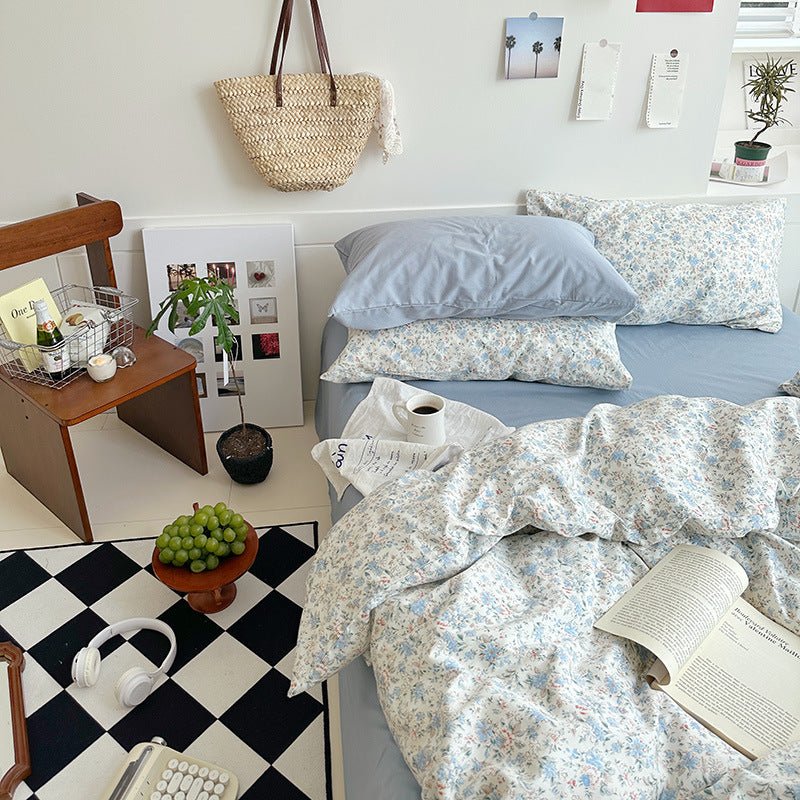Sweet Floral Bedding Set / Pink