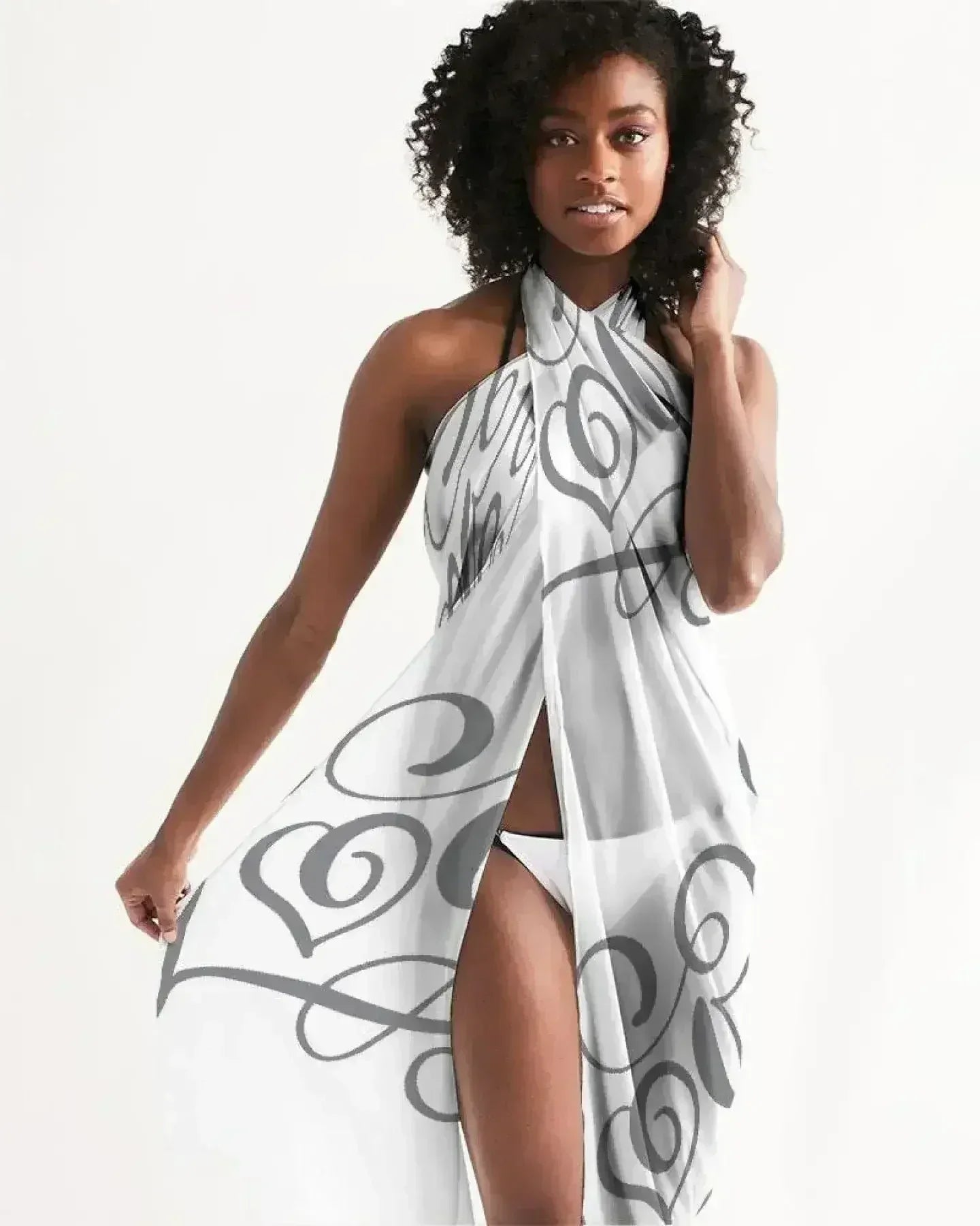 Sheer Love Grey Swimsuit Cover