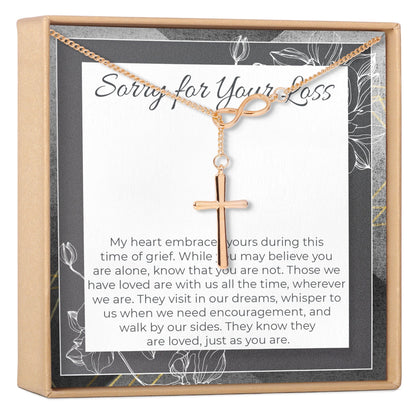 Sympathy Infinity Cross  Necklace