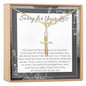 Sympathy Infinity Cross  Necklace