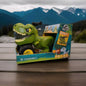 Tyrannosaurus T-Rex 4-Wheel Ride-On Power Car Toy for Toddlers and Kids