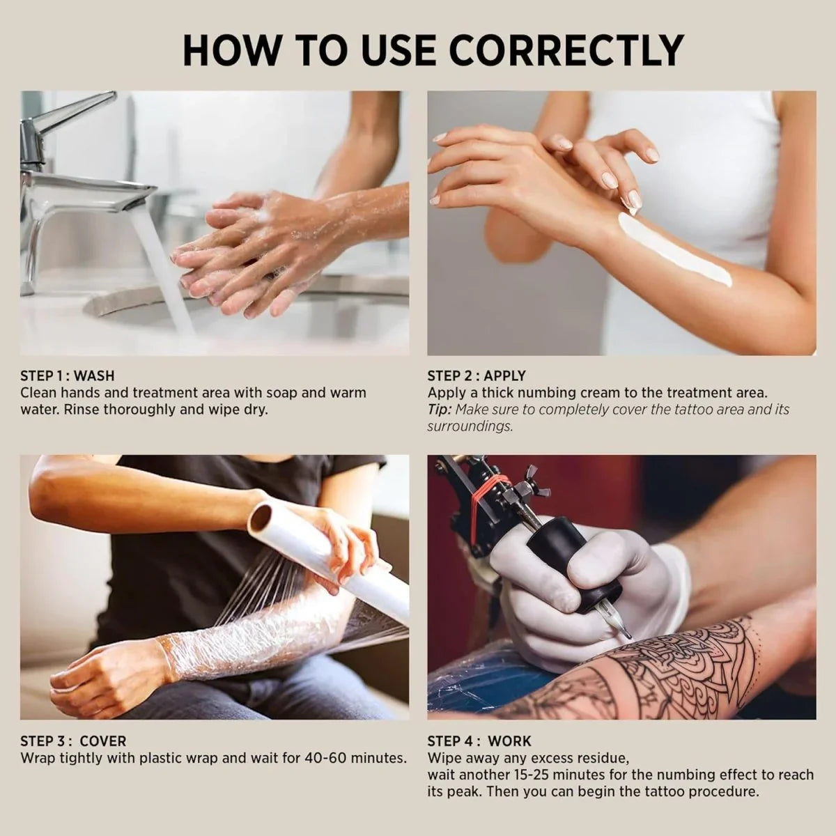 Tattoo Numbing Cream XL