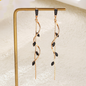 Vintage Long Zircon Tassel Earrings