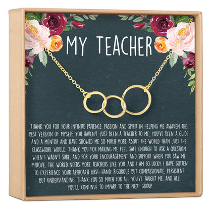 Teacher Necklace, Multiple Styles