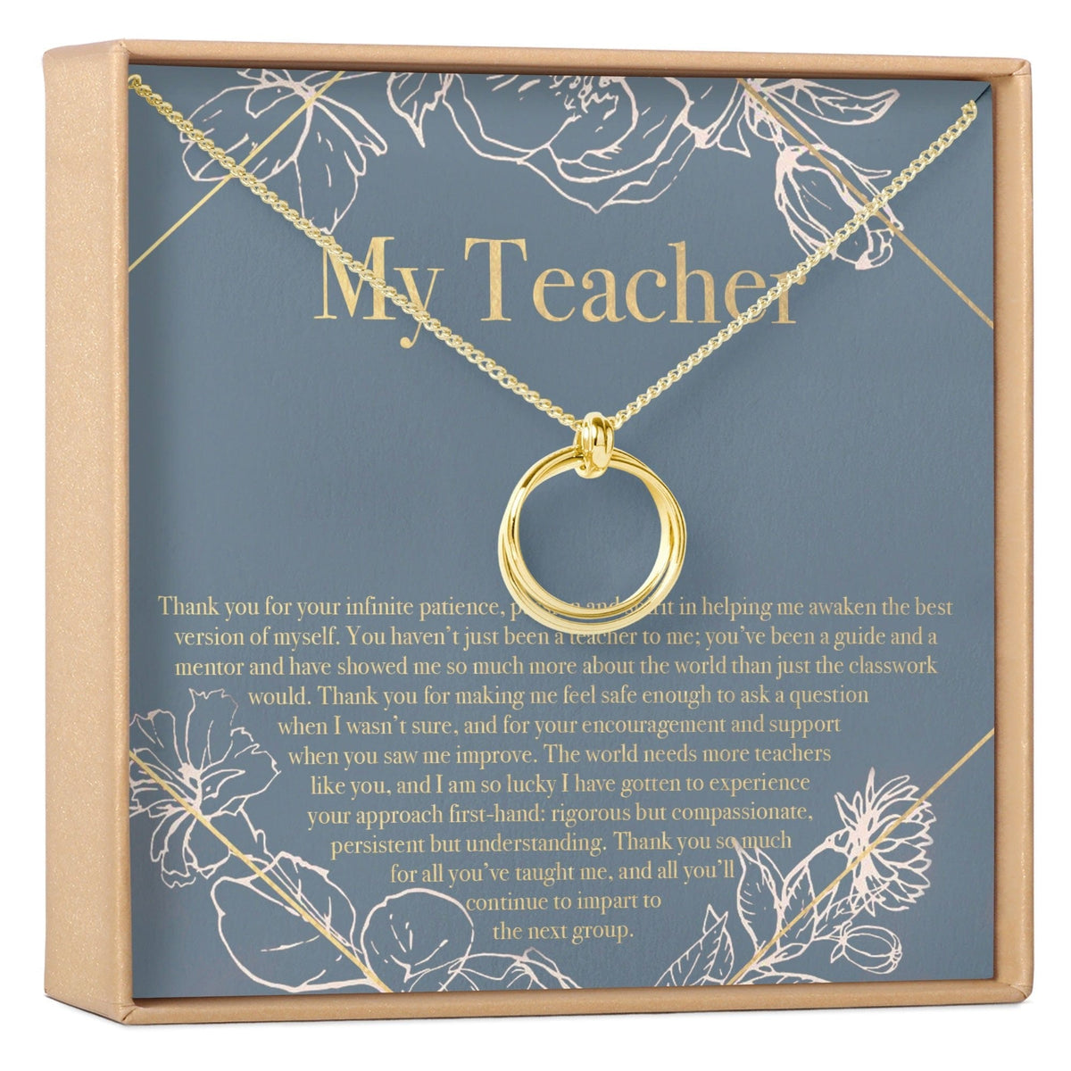 Teacher Necklace, Multiple Styles