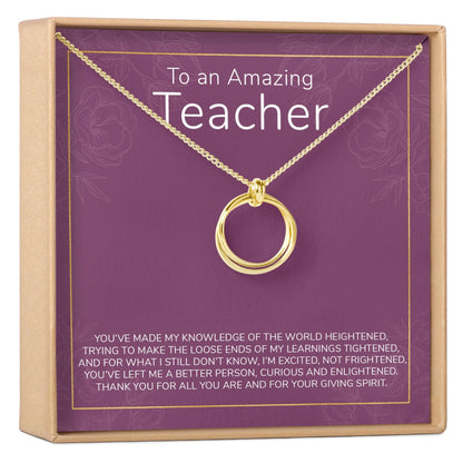 Teacher Necklace, Multiple Styles