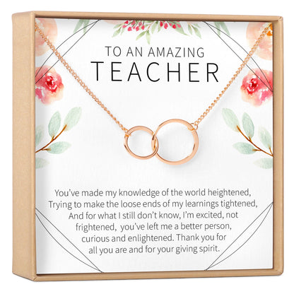 Teacher Necklace, Multiple Styles