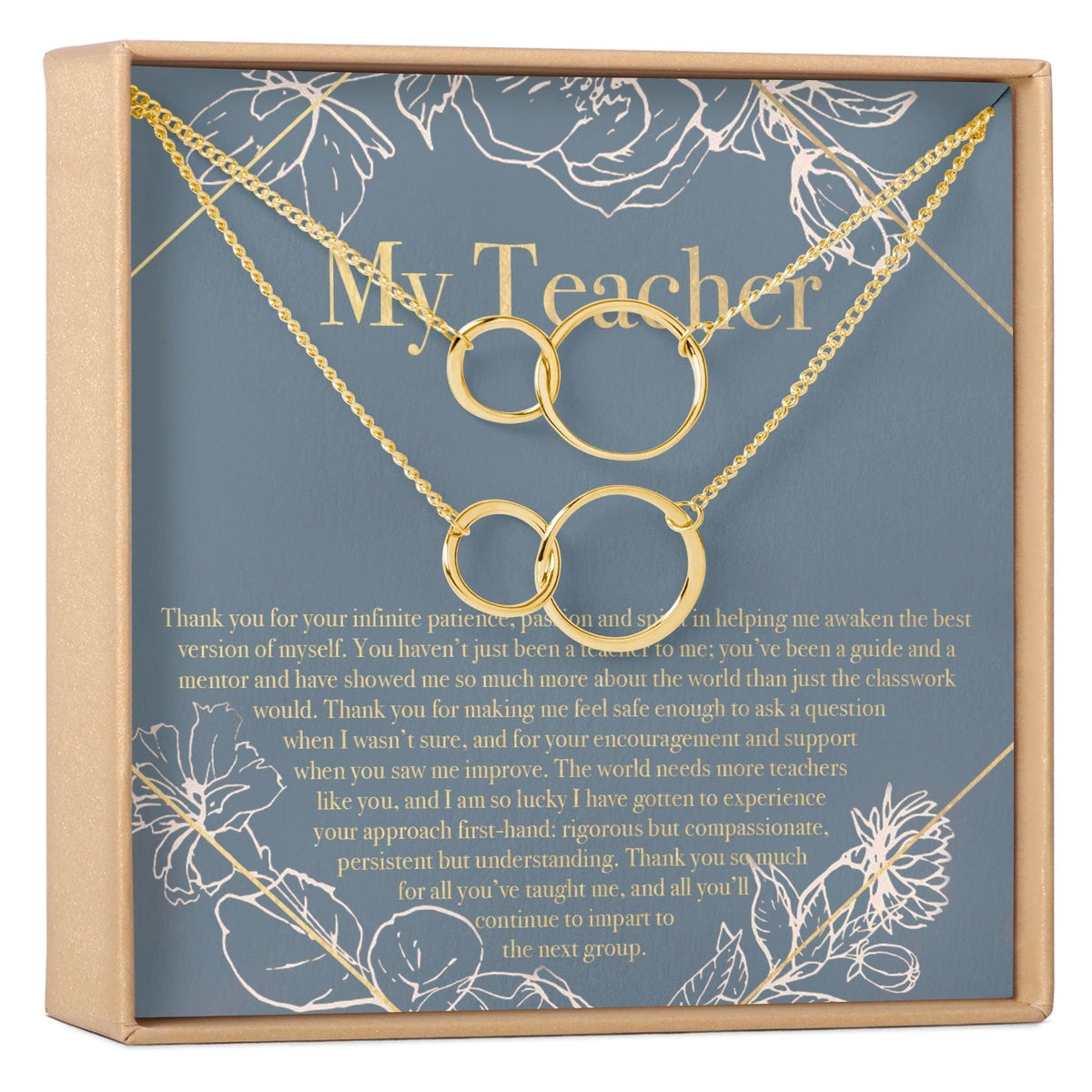 Teacher Necklace, Multiple Styles