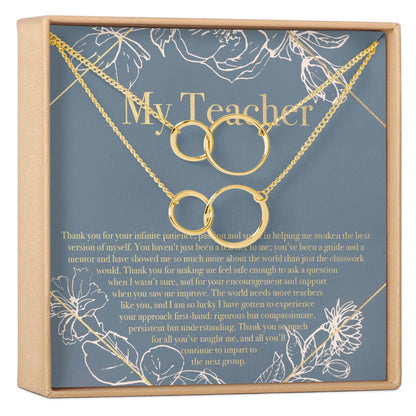 Teacher Necklace, Multiple Styles