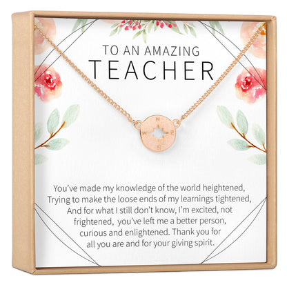 Teacher Necklace, Multiple Styles
