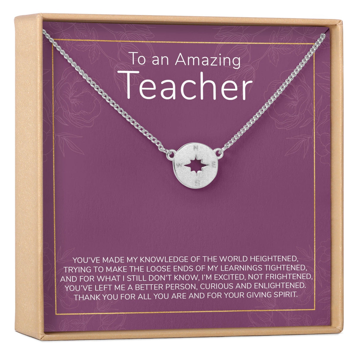 Teacher Necklace, Multiple Styles