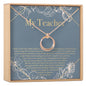 Teacher Necklace, Multiple Styles