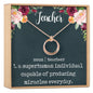 Teacher Necklace, Multiple Styles