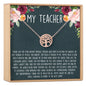 Teacher Necklace, Multiple Styles