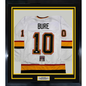 Framed Autographed/Signed Pavel Bure 35x39 Vancouver White Hockey Jersey JSA COA