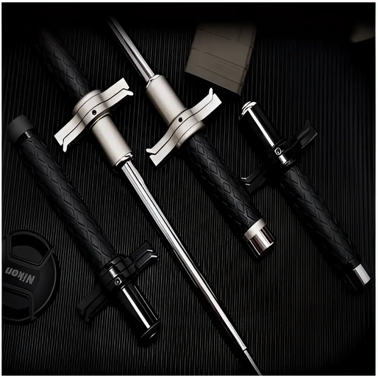 Telescopic self-defense anti-cut stick