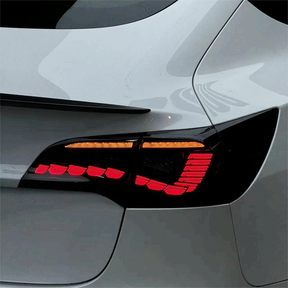 TESERY Dragon Scale Tail Lights for Model 3/Y