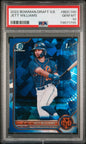 Graded 2022 Topps Bowman Draft Sapphire Edition Jett Williams #BDC190 Rookie RC Baseball Card PSA 10 Gem Mint