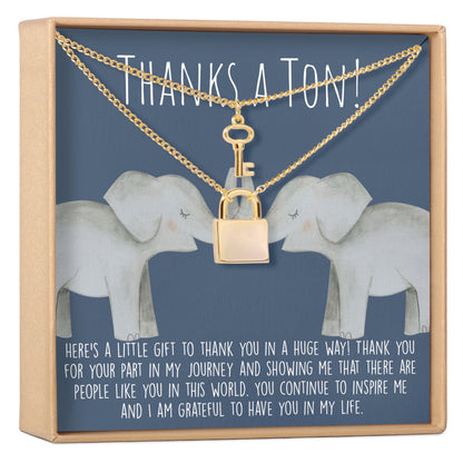 Thank You Necklace, Multiple Styles