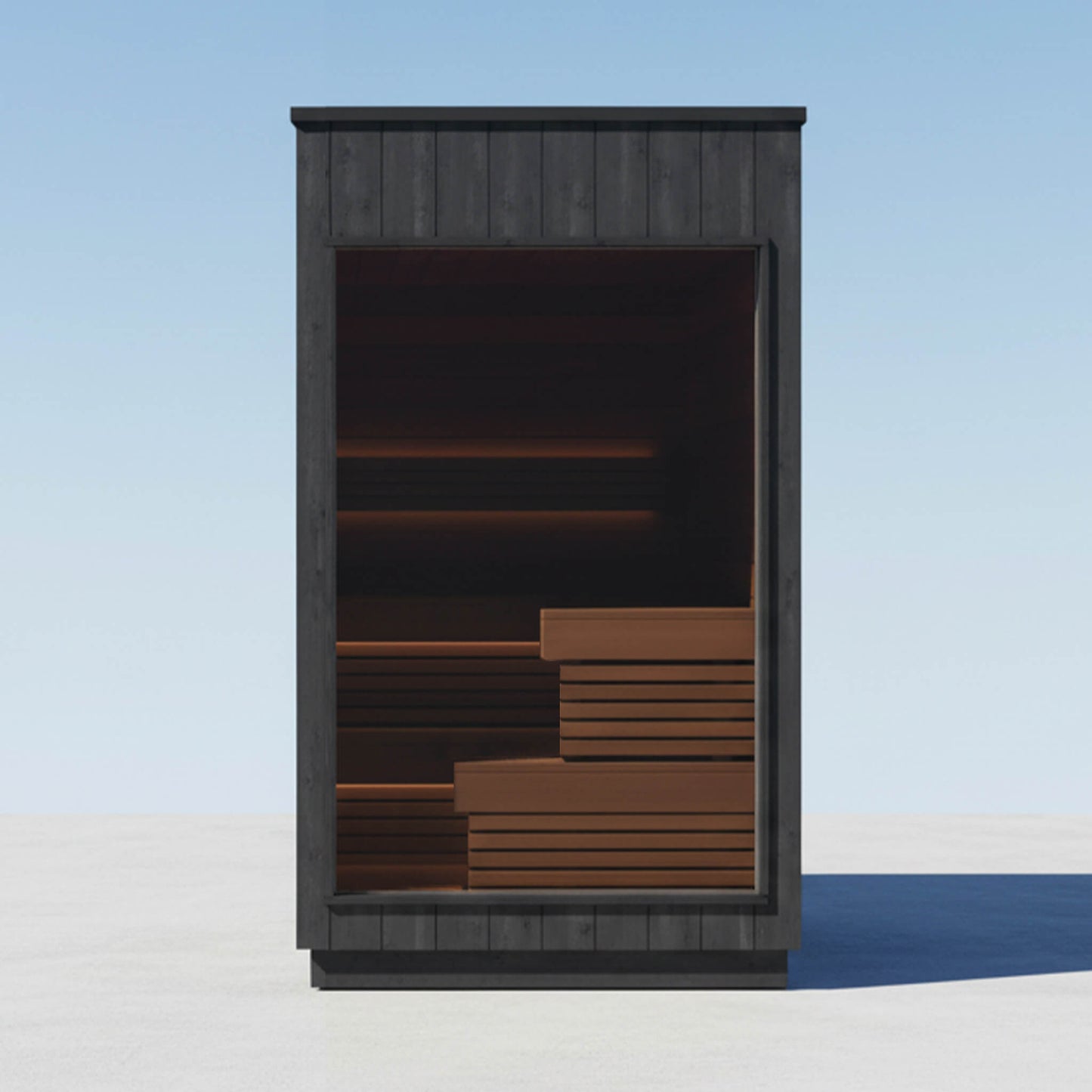 ThermaSol Nordic Misty 2-5 Person Fully-Assembled Outdoor Modular Sauna Cabin [Made-To-Order] [14-KIR] (SAK17365)