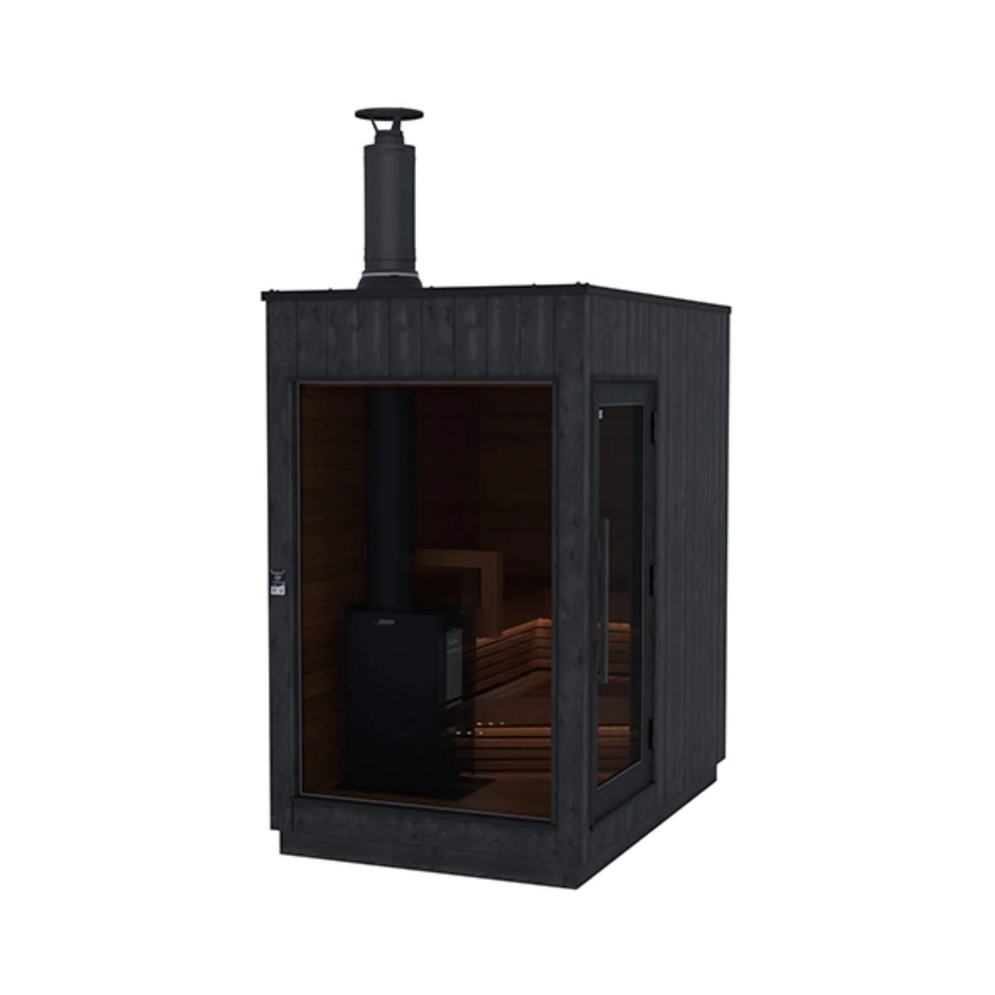 ThermaSol Nordic Misty 2-5 Person Fully-Assembled Outdoor Modular Sauna Cabin [Made-To-Order] [14-KIR] (SAK17365)