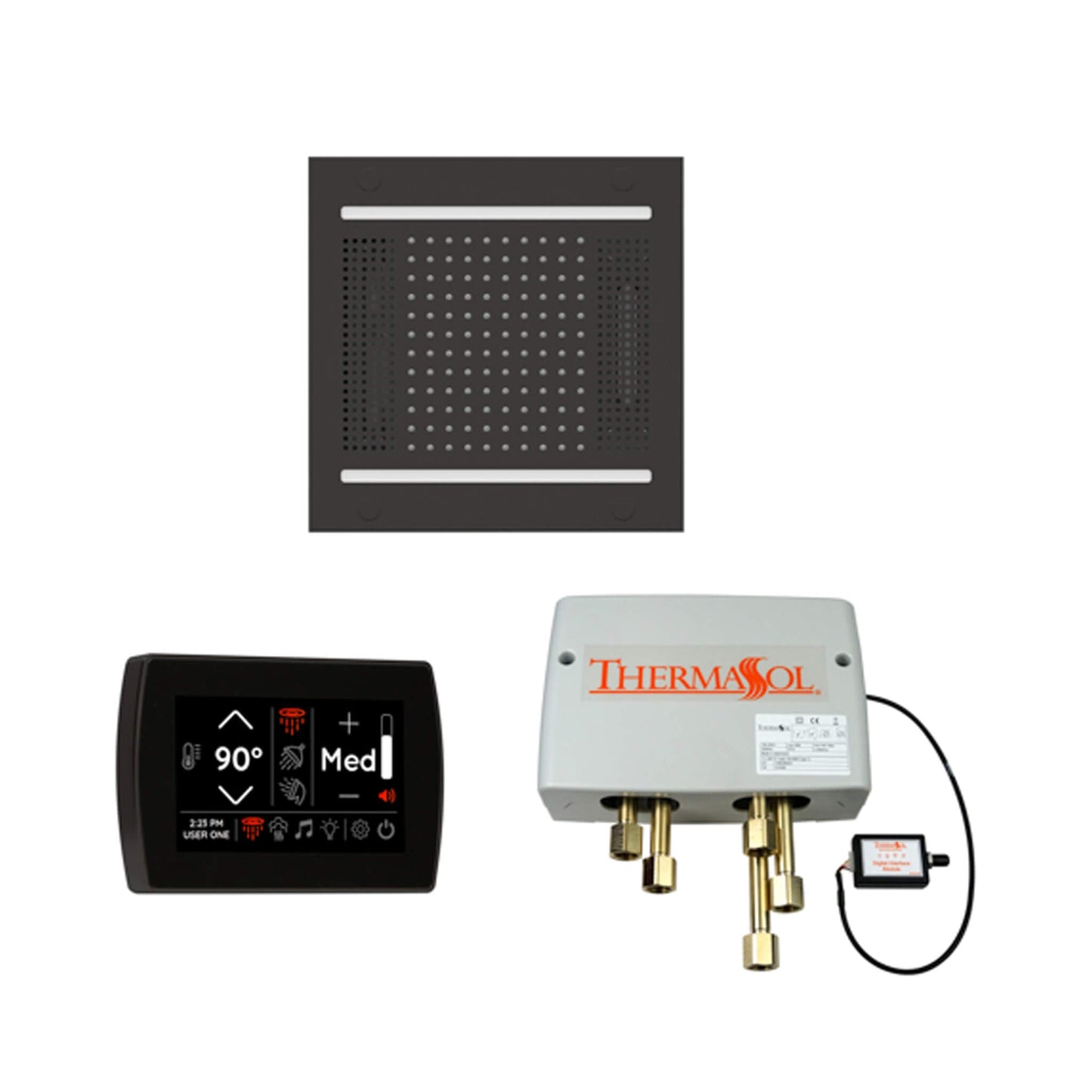 ThermaSol STC & HydroVive Wellness Shower Package With Digital Shower Valve (SAK40716)