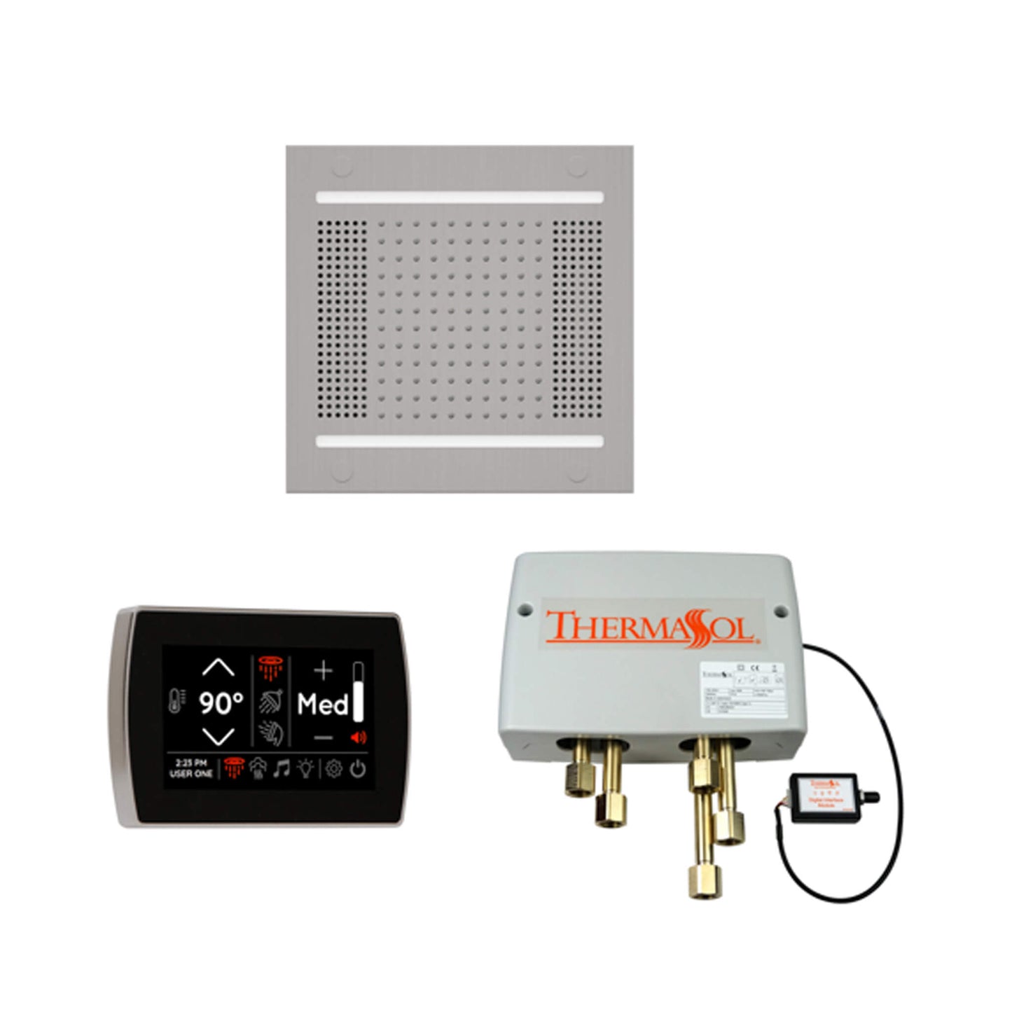 ThermaSol STC & HydroVive Wellness Shower Package With Digital Shower Valve (SAK40716)