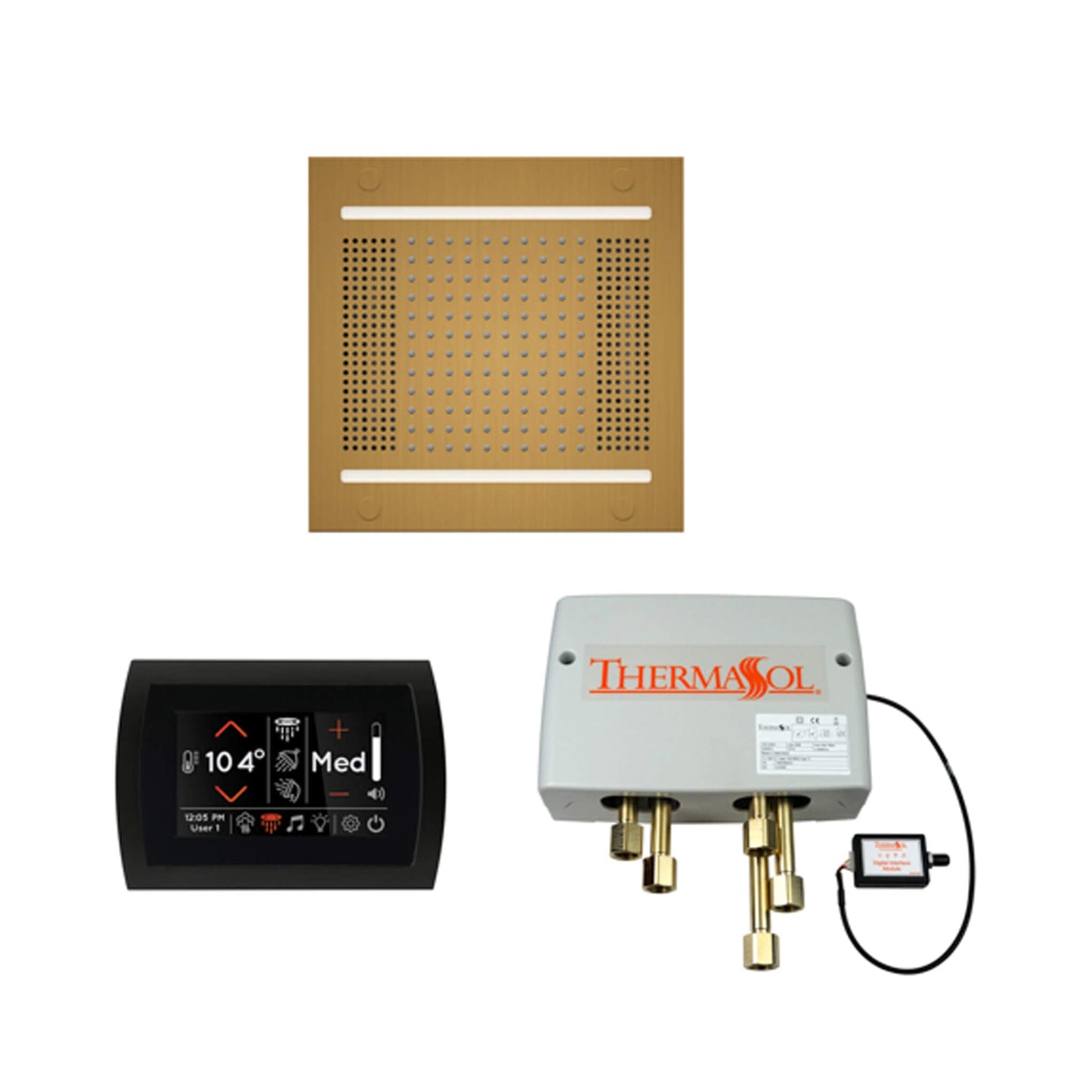 ThermaSol STC & HydroVive Wellness Shower Package With Digital Shower Valve (SAK40716)