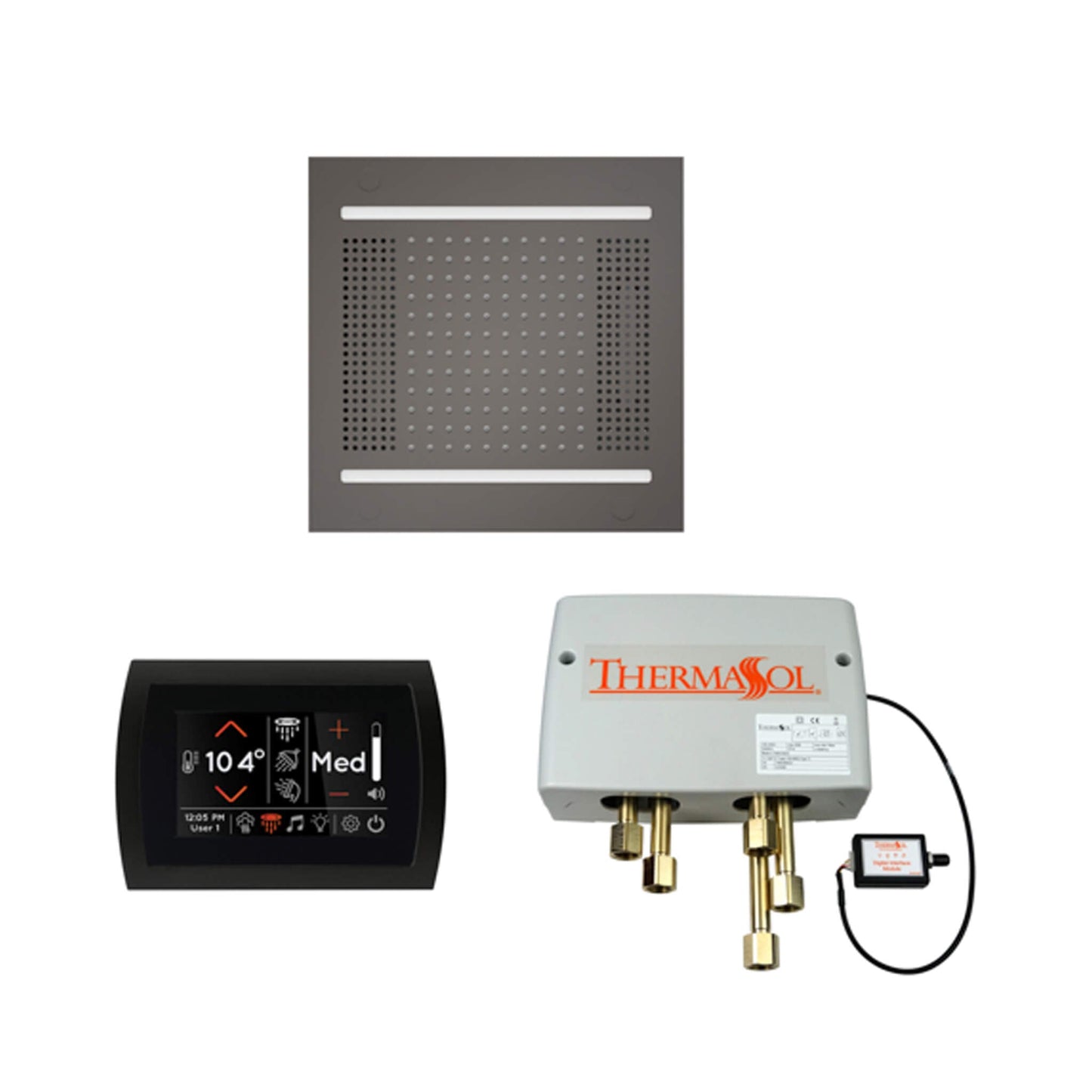 ThermaSol STC & HydroVive Wellness Shower Package With Digital Shower Valve (SAK40716)