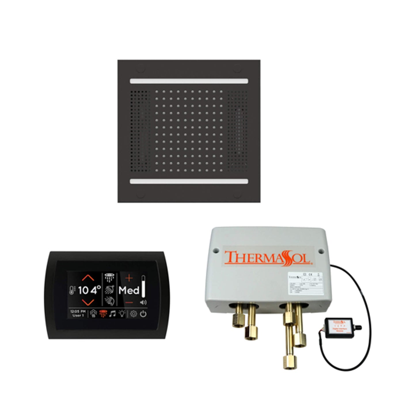 ThermaSol STC & HydroVive Wellness Shower Package With Digital Shower Valve (SAK40716)