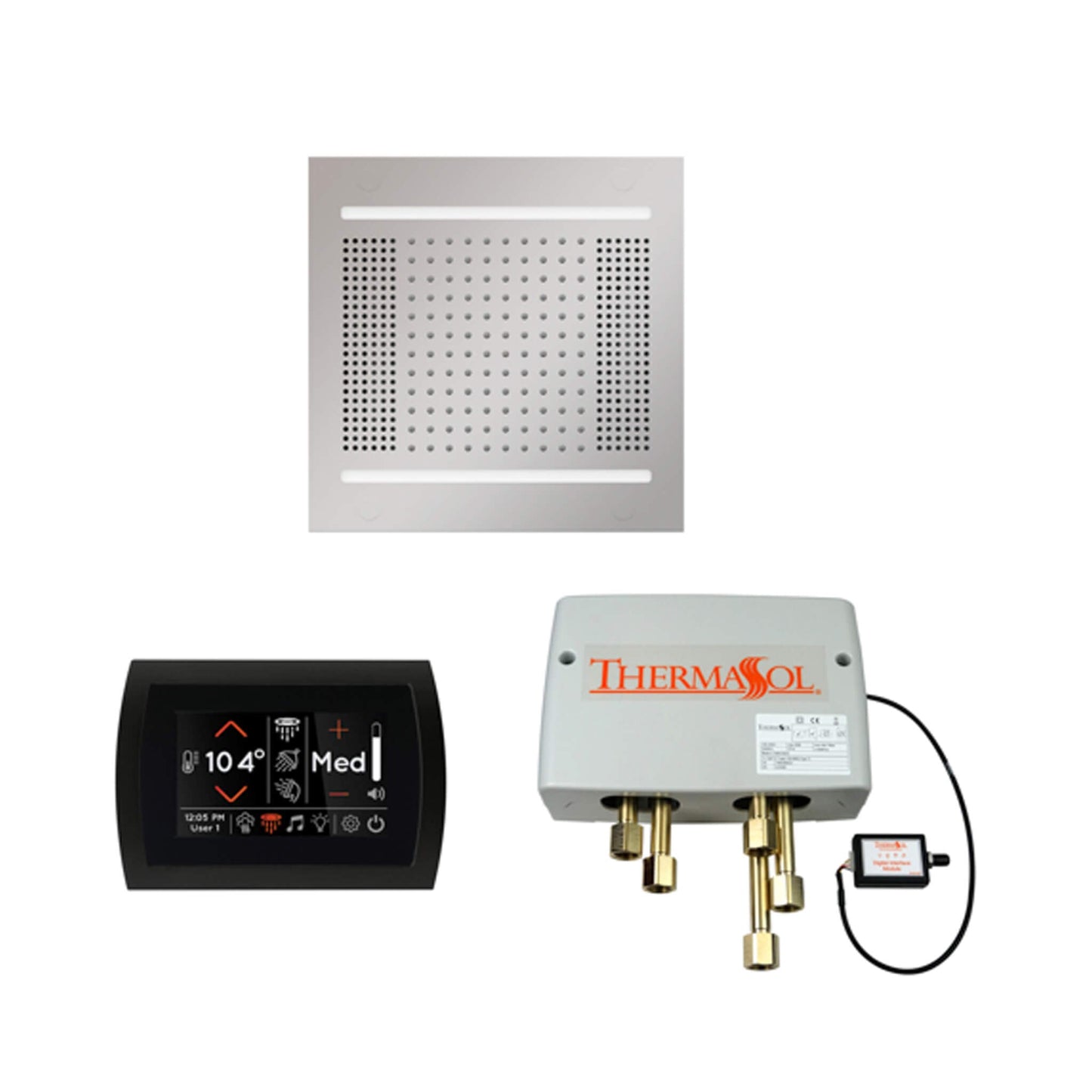 ThermaSol STC & HydroVive Wellness Shower Package With Digital Shower Valve (SAK40716)