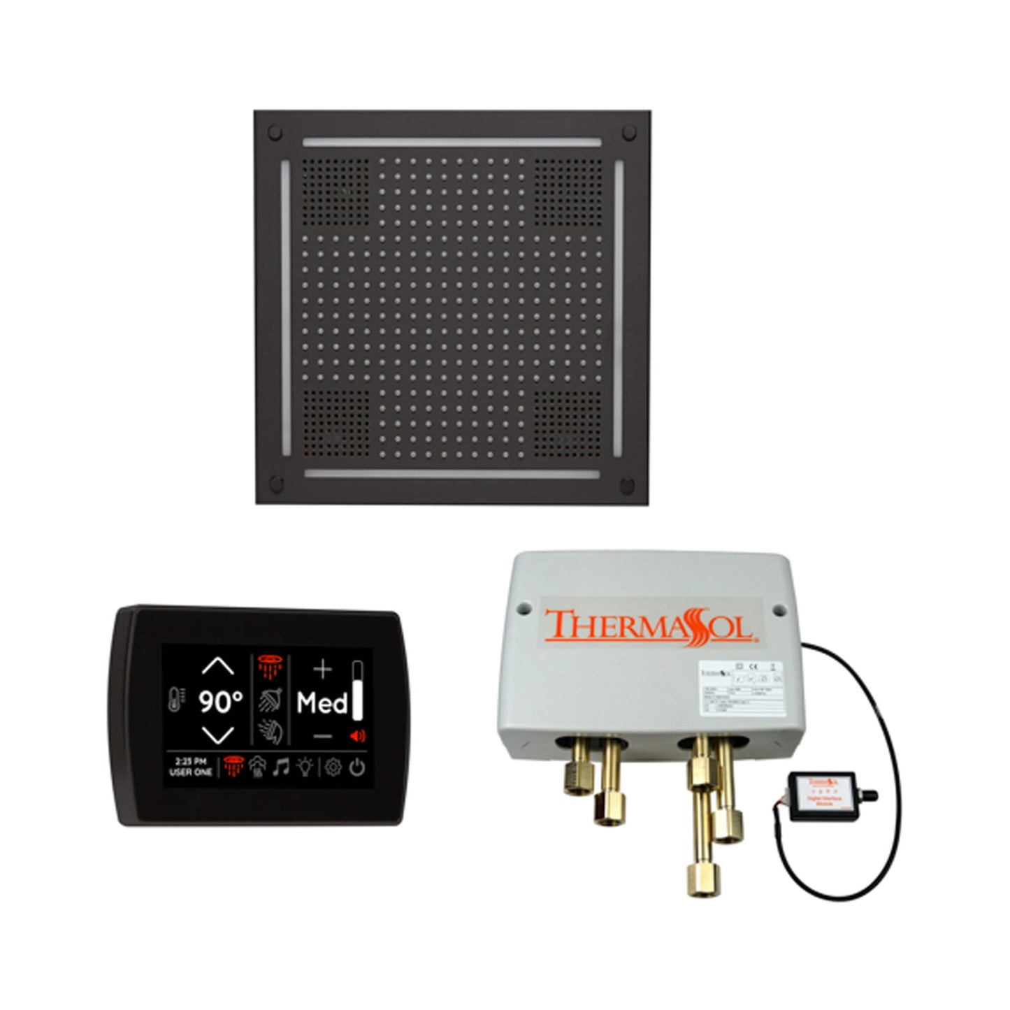 ThermaSol STC & HydroVive Wellness Shower Package With Digital Shower Valve (SAK40716)