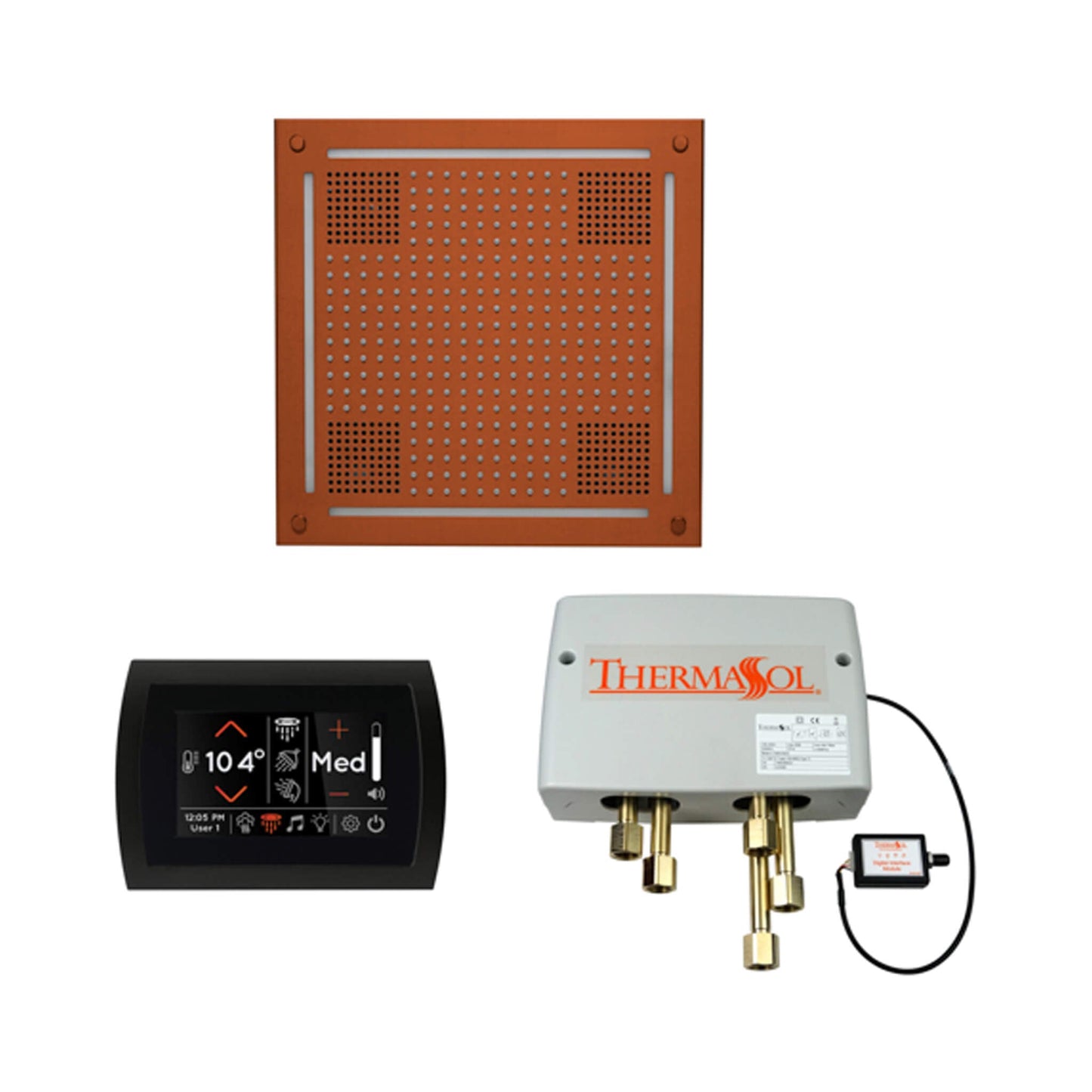 ThermaSol STC & HydroVive Wellness Shower Package With Digital Shower Valve (SAK40716)