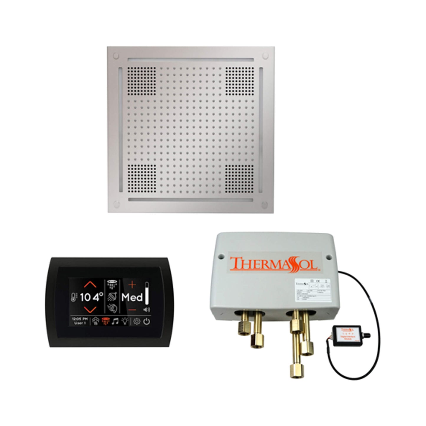 ThermaSol STC & HydroVive Wellness Shower Package With Digital Shower Valve (SAK40716)
