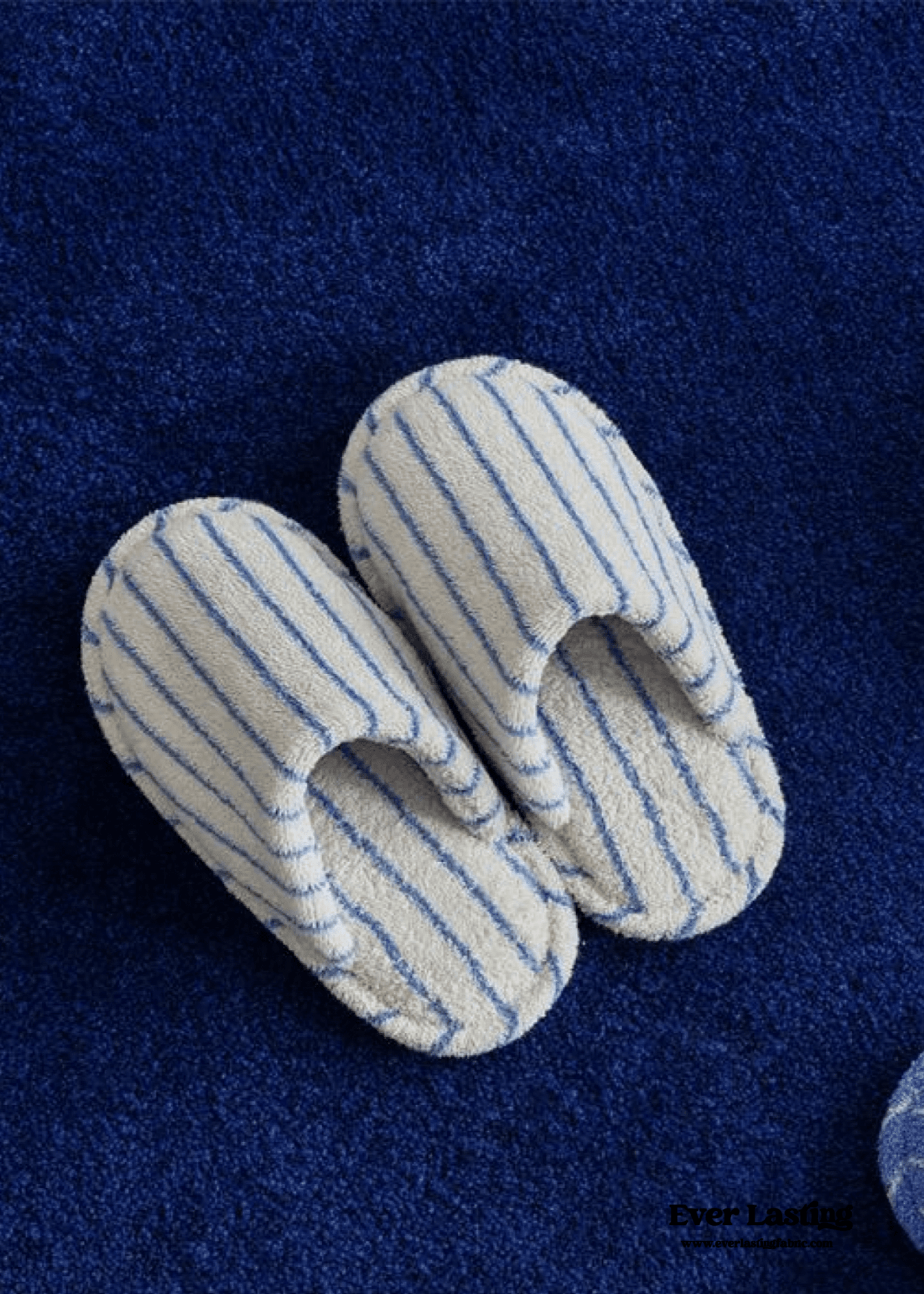 Thin Striped House Slippers