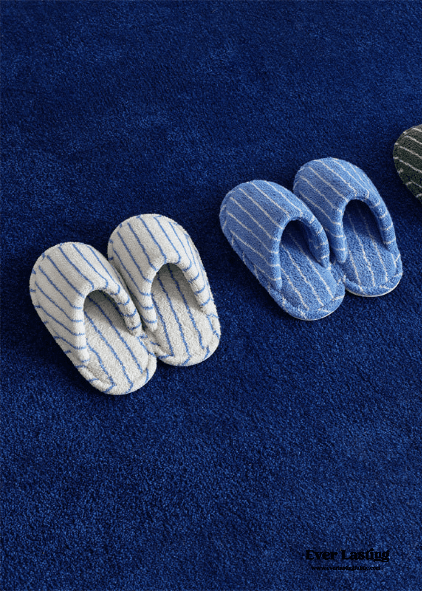 Thin Striped House Slippers