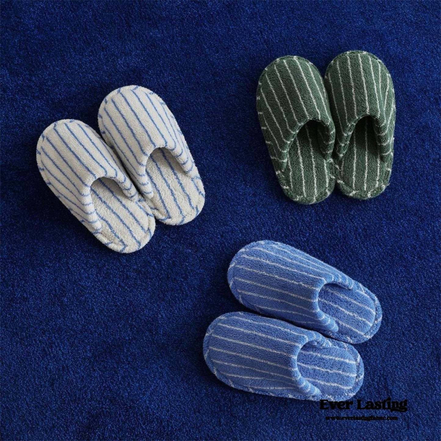 Thin Striped Towel and Bathrobe Set